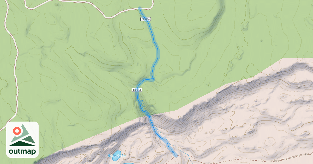 Map of The Gap Trail