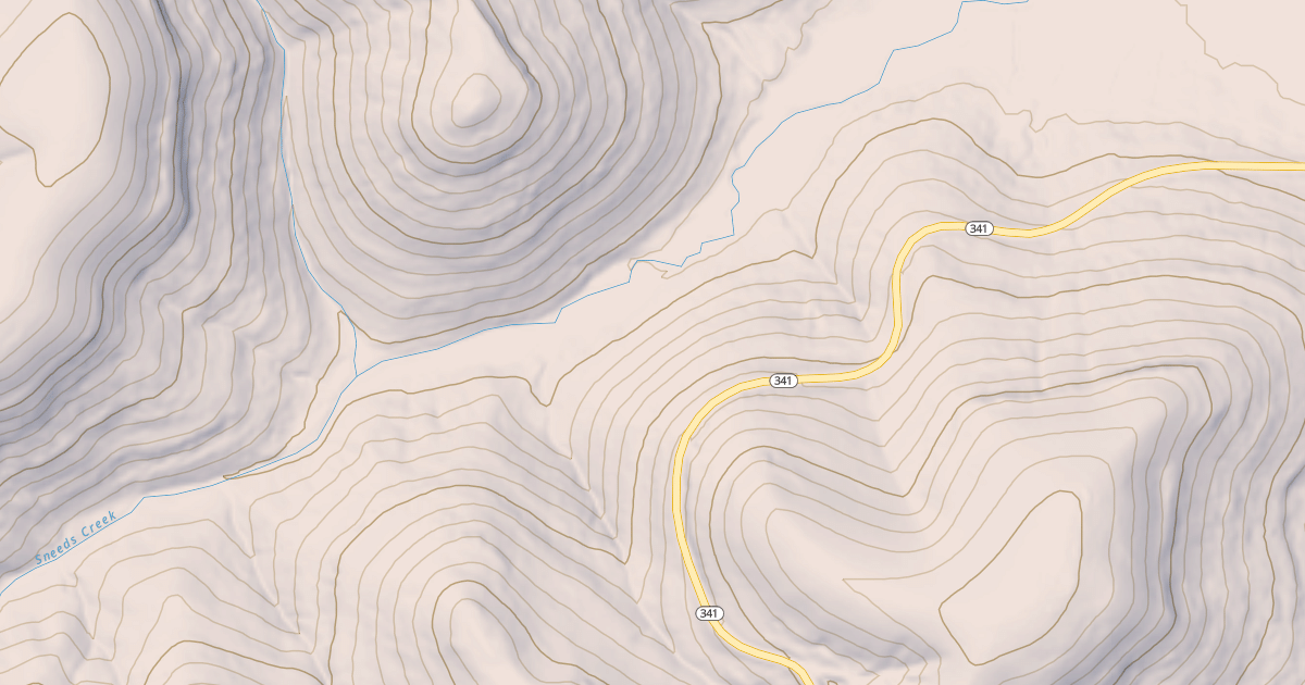 Map preview of USFS National Forest System Roads {21053C33-B9EF-453F-878F-A5F18BFA92A6}