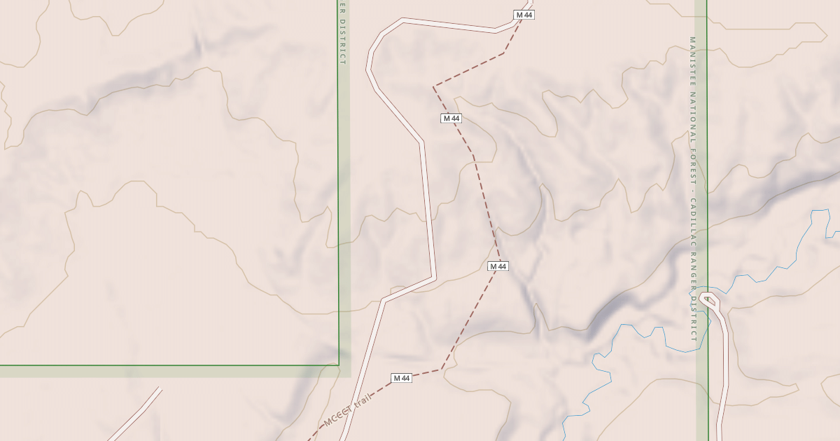 Map preview of Ward Hills-Cadillacw Smt Dnr35