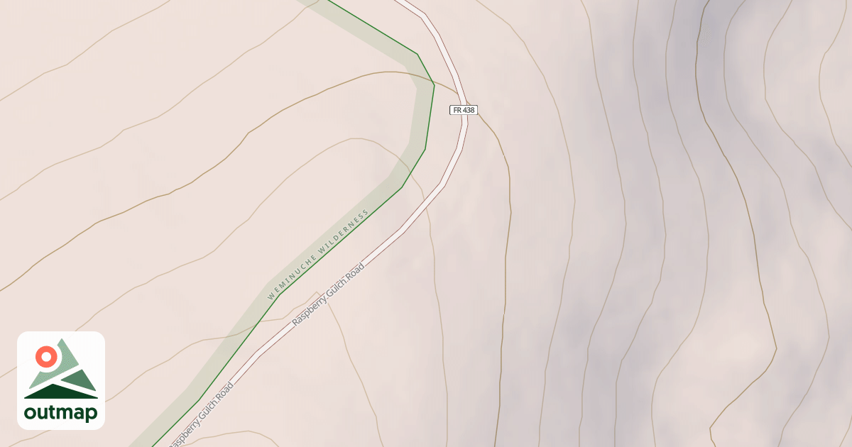 Map of LAKE FORK