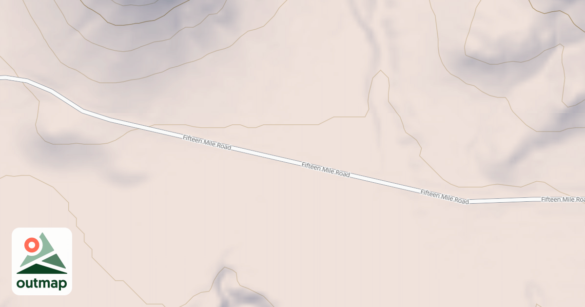 Map of FIFTEEN MILE