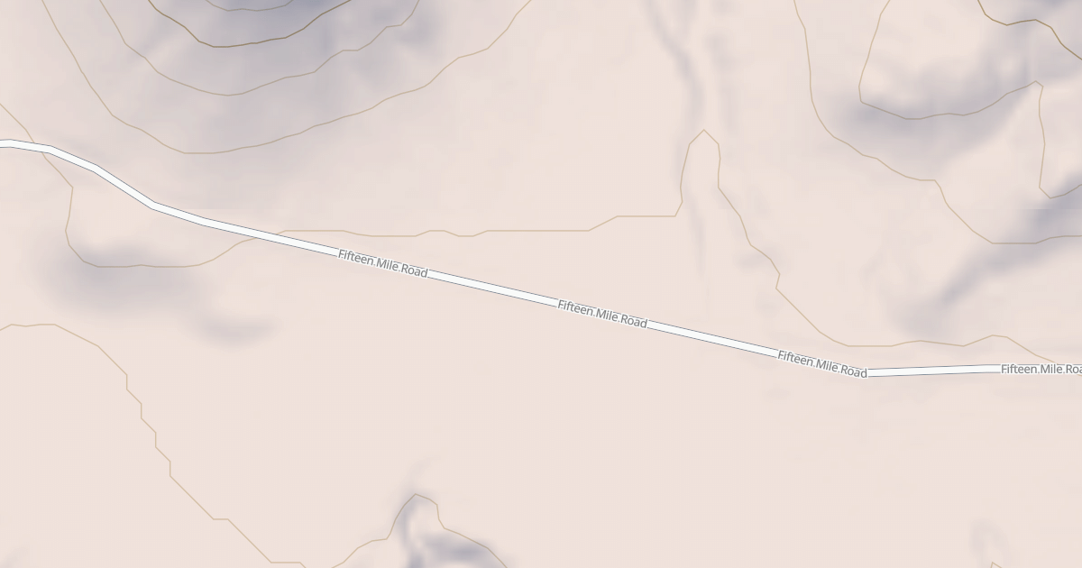 Map preview of FIFTEEN MILE