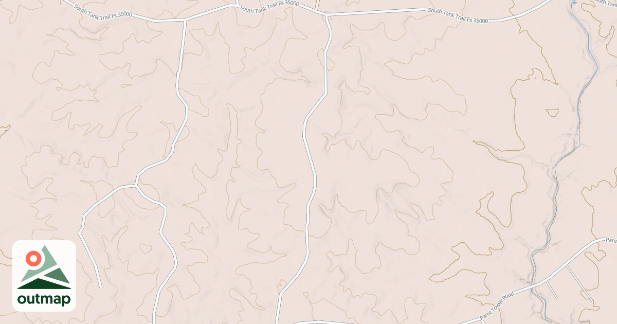 Map of USFS Motor Vehicle Use Map Roads {8DA246EB-9097-4E68-AE8C-1564EB0A01C9}