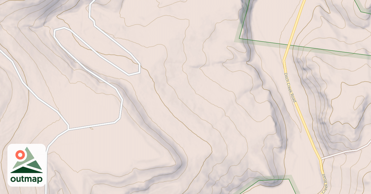 Map of Ditch Creek 40