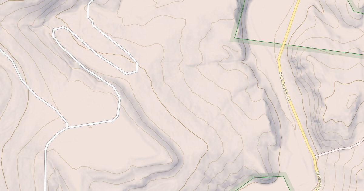 Map preview of Ditch Creek 40