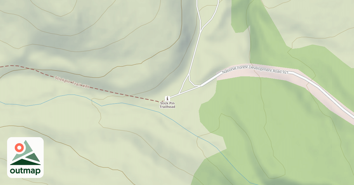 Map of T71 TRAILHEAD