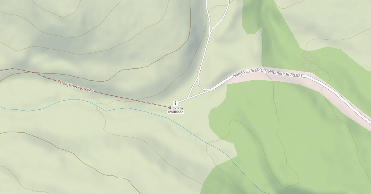 Map preview of T71 TRAILHEAD