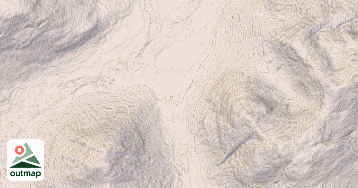 Map of KOOK LAKE SOUTH