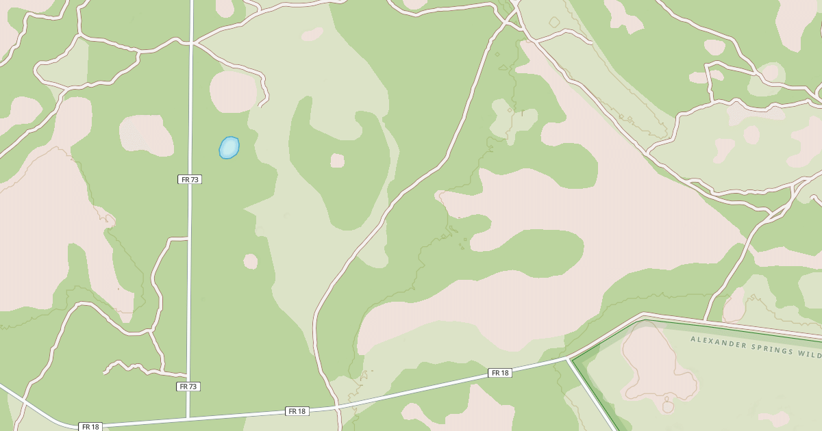 Map preview of USFS National Forest System Roads {8FC54DF7-575C-4CF1-A689-DD01D5BFB474}