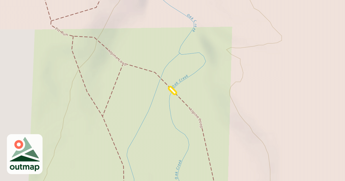 Map of Alpine Loop