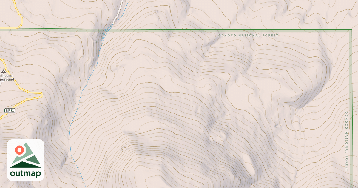 Map of USFS National Forest System Roads {30960EBA-0D46-4B4E-96CF-F6ECC2FFE5BD}