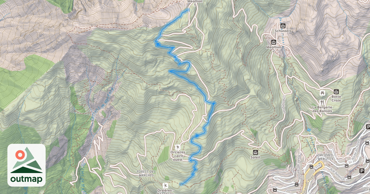 Map of Endurocyclette