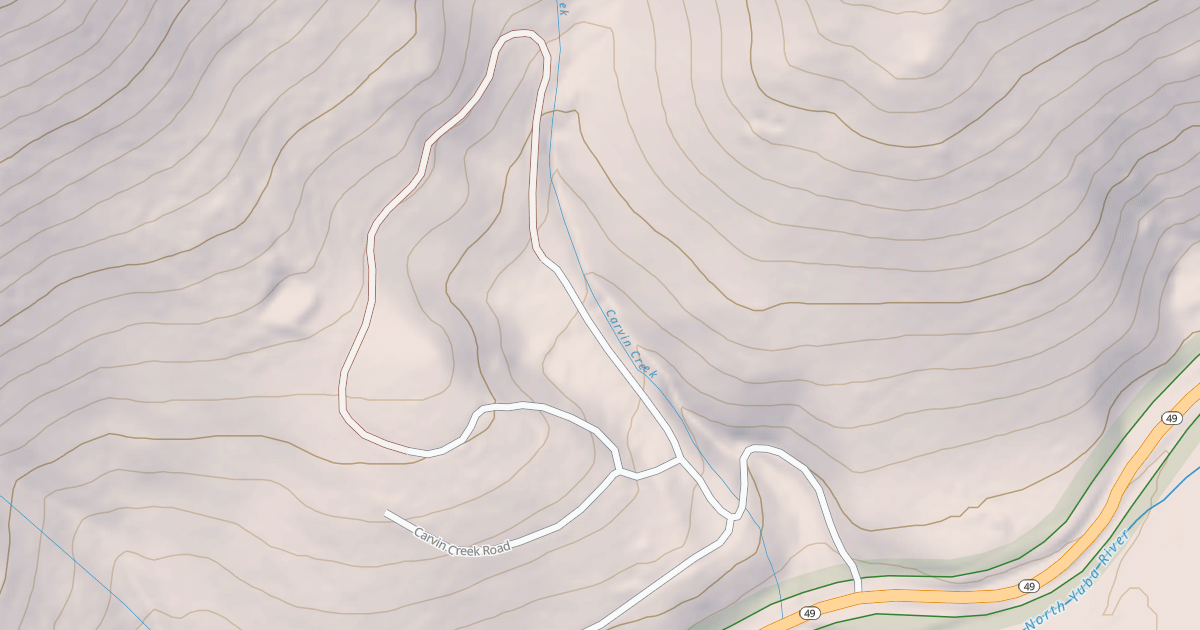 Map preview of CARVIN CREEK TRACT