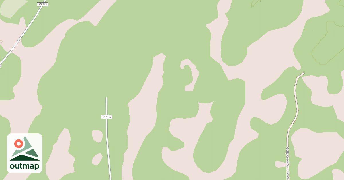 Map of GULLY CREEK