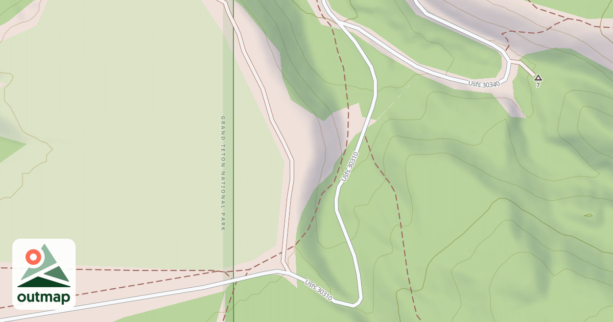 Map of BRUSH CREEK 30333