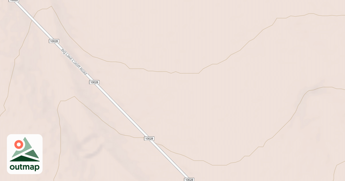 Map of BIG LAKE CUTOFF DISPERSED A
