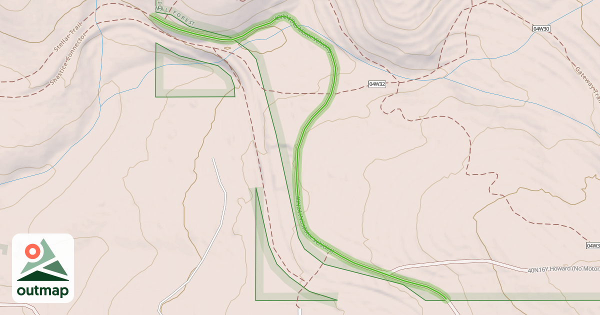 Map of 40N24 (No Motor Vehicles)