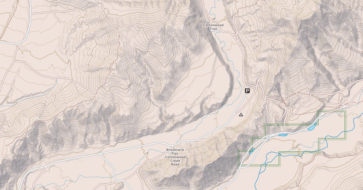 Map preview of Cottonwood Snowmobile