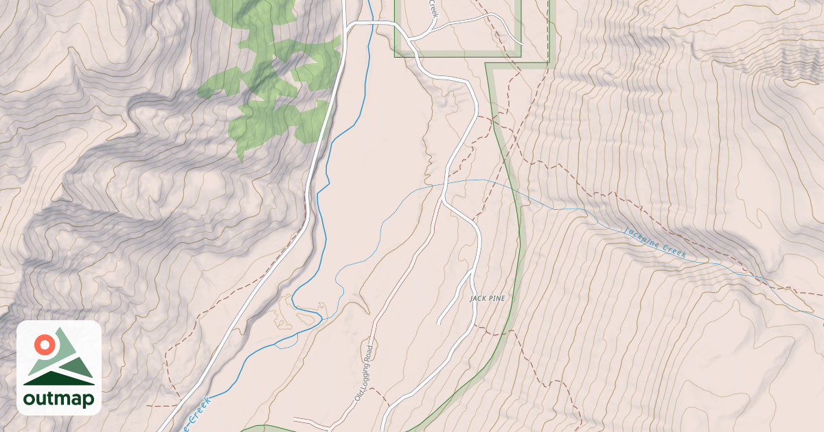 Map of JACK PINE SUMMER HOMES
