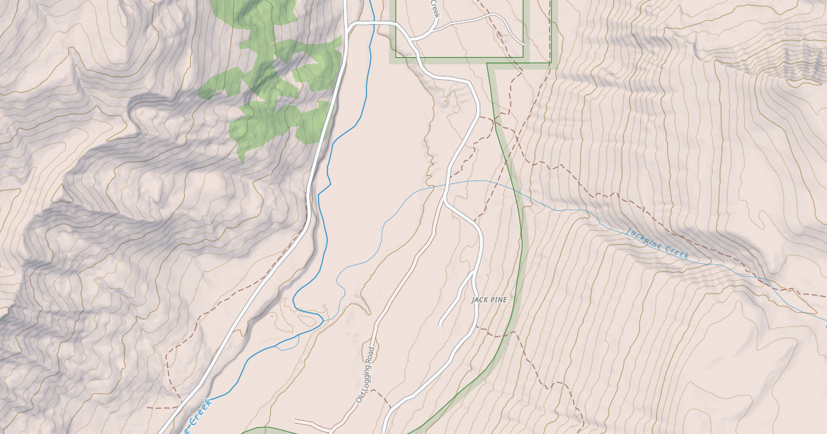 Map preview of JACK PINE SUMMER HOMES