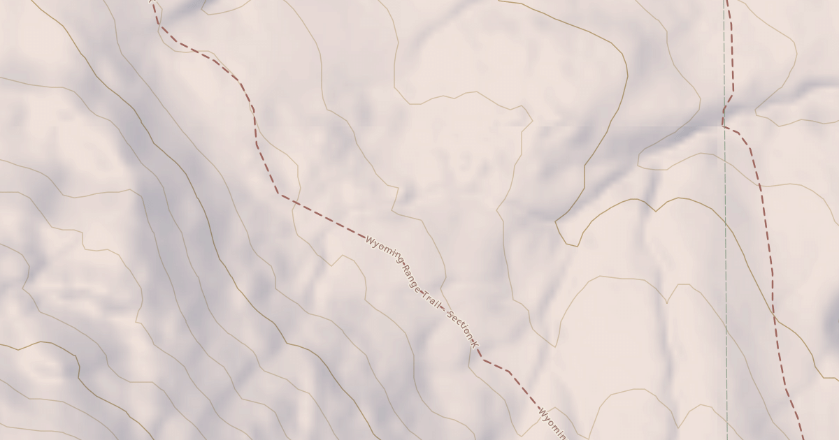 Map preview of Middle Piney North (H Trail)
