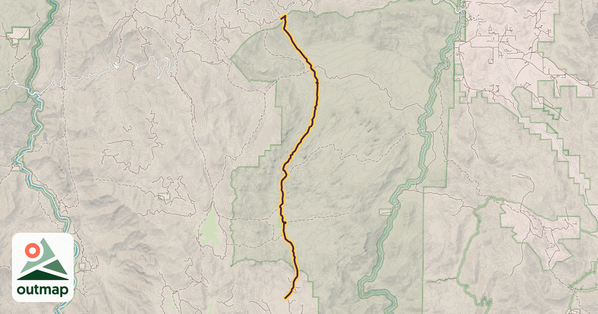 Map of Woodpecker Trail