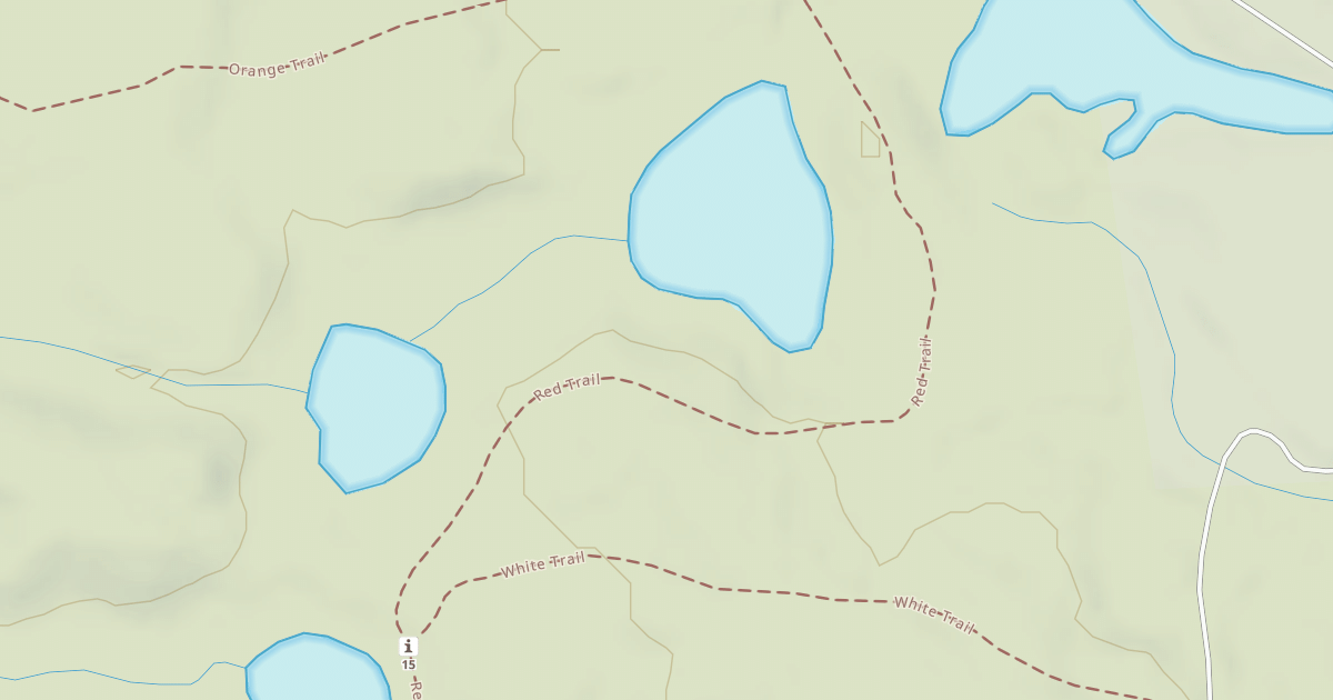 Map preview of Bald Mountain Rec. Area - Red Trail