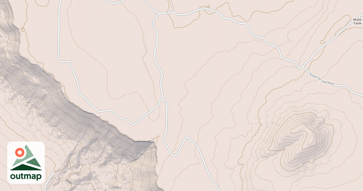 Map of USFS Motor Vehicle Use Map Roads {9A86252B-57DD-4F36-BDB8-31A7A069D811}