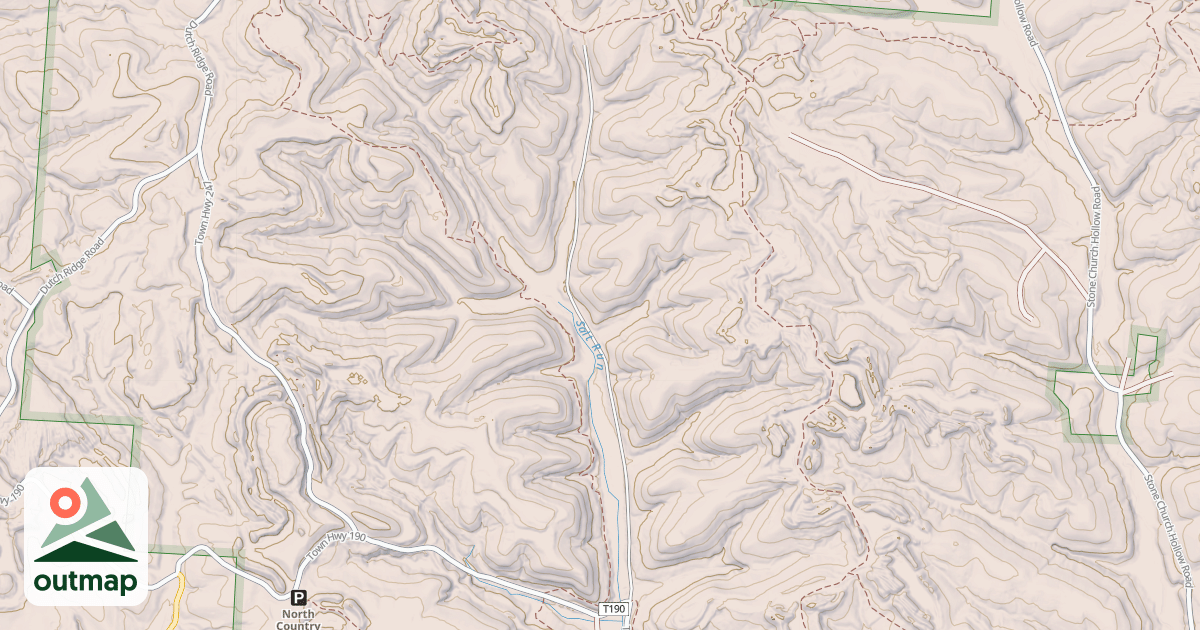 Map of SALT RUN NORTH