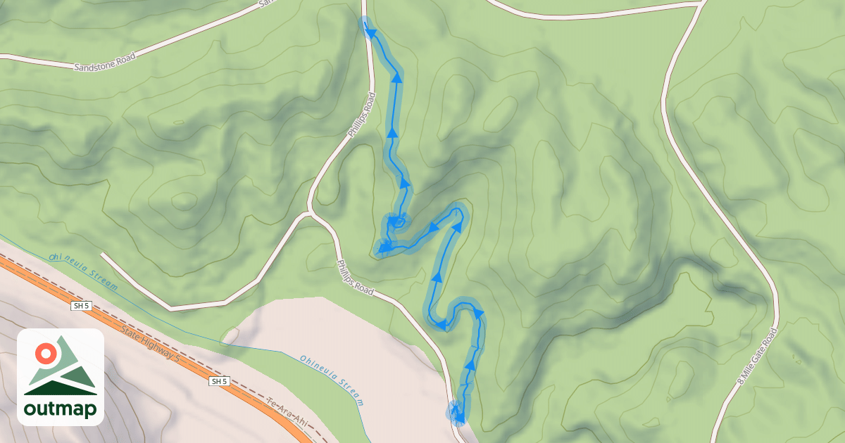 Map of Forest Loop | Te Ara ki Waipa