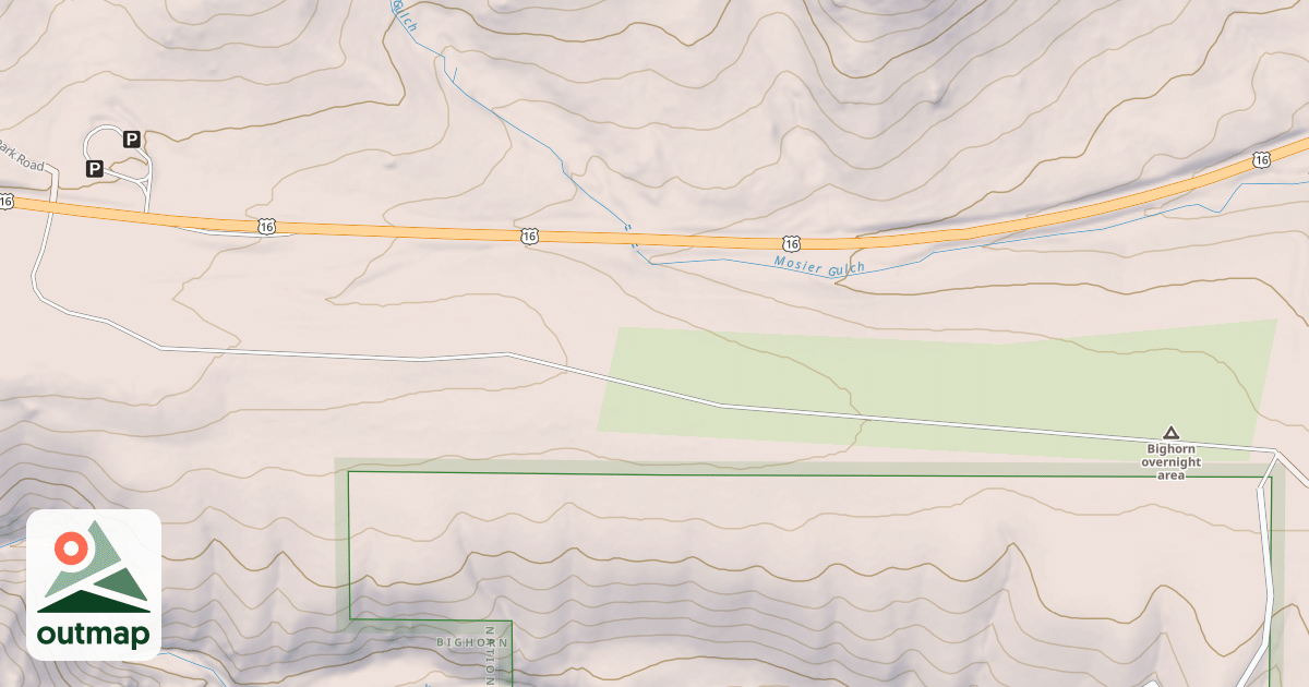 Map of CAMP COMFORT