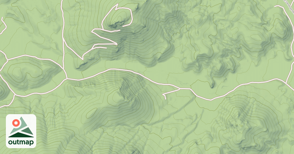 Map of CORCORAN CANYON SPUR A