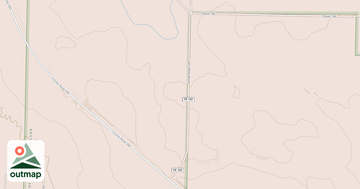 Map of ROAD 109