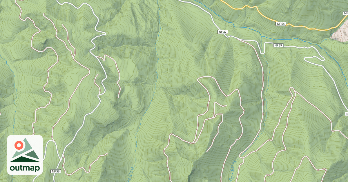 Map of EAST JAKE CREEK