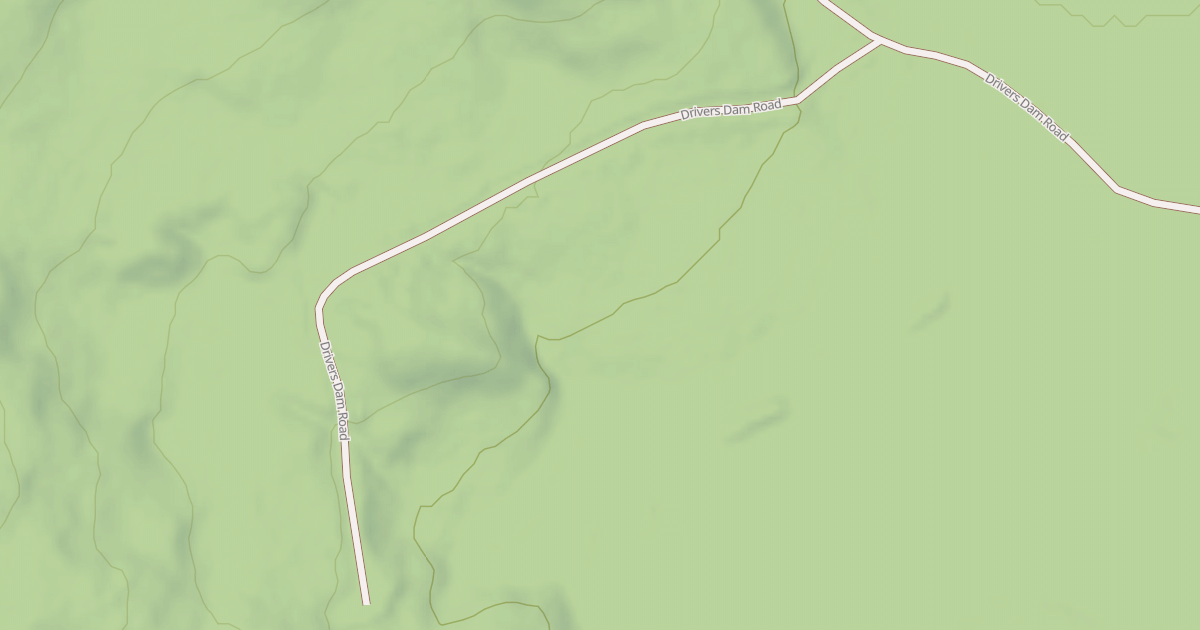 Map preview of Drivers Dam Rd