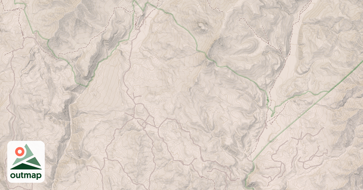 Map of CASTLE CREEK
