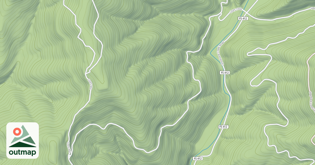 Map of HAWKSEYE CUTOFF