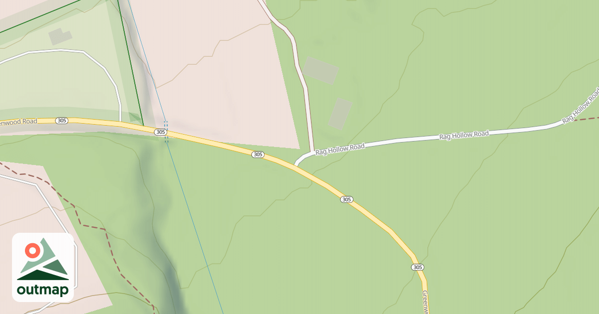 Map of Rothrock State Forest Seven Mountains Snowmobile Trails
