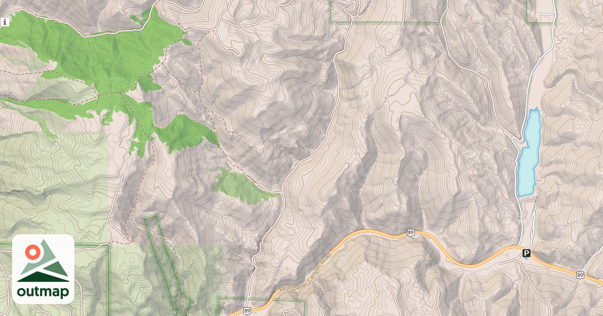 Map of HOME CANYON