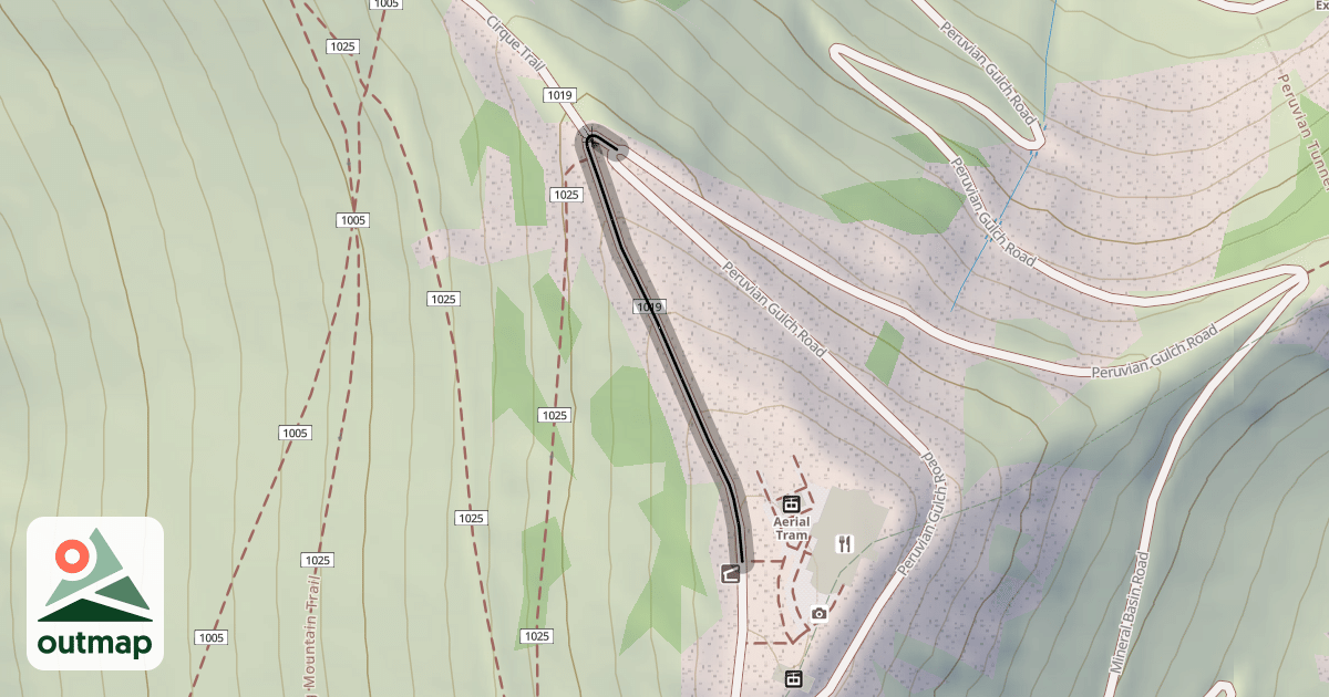 Map of Cirque Trail
