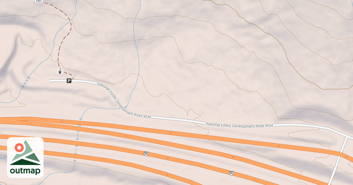Map of LOOKOUT POINT