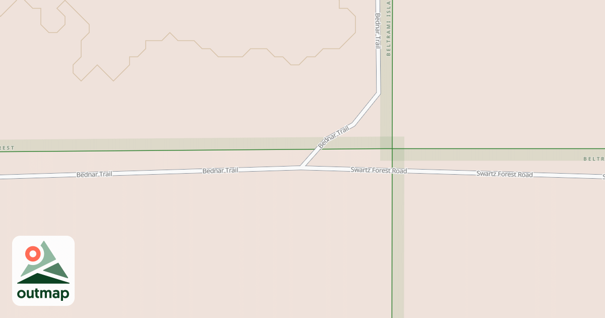 Map of Warroad/Roseau Trails