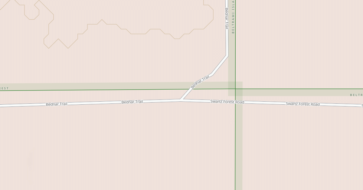 Map preview of Warroad/Roseau Trails