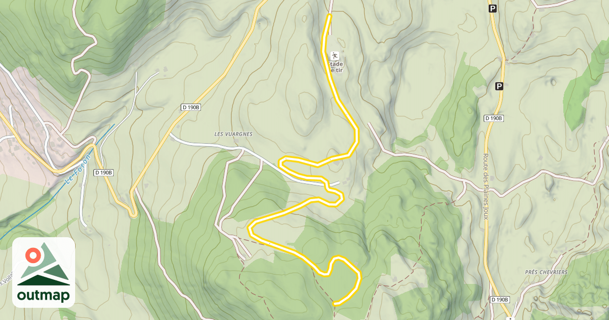 Map of La Pesse