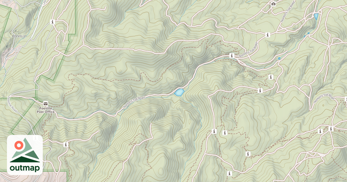 Map of GOLDEN FLEECE MINE ROAD