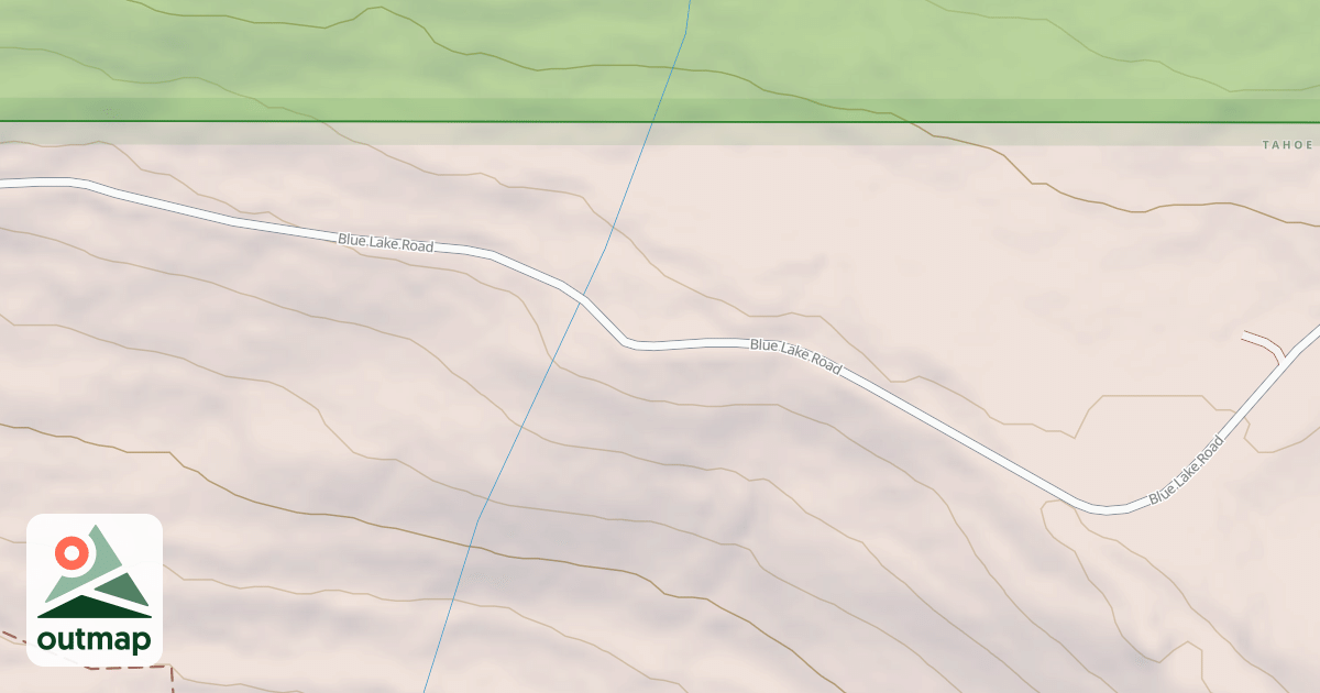Map of BLUE LAKE