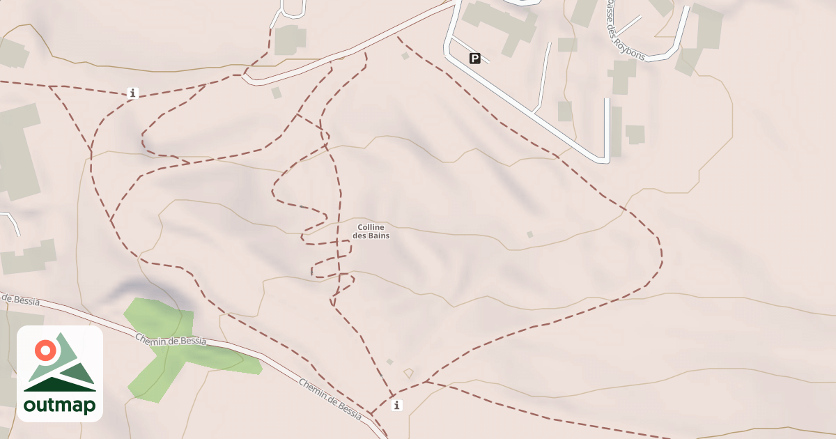 Map of Le toboggan