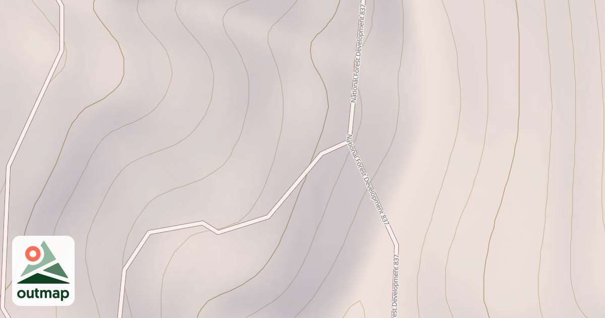Map of NO. FK. DEADMAN SPUR #1