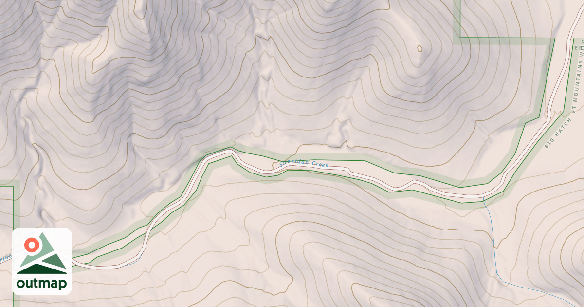 Map of Continental Divide National Scenic Trail