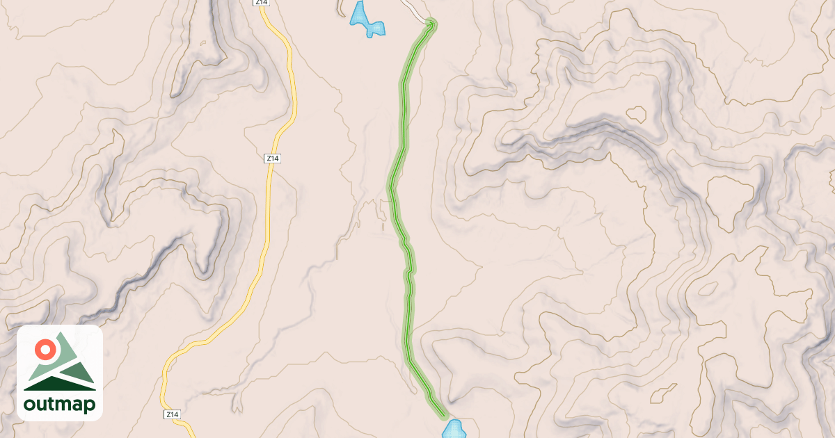Map of Indian Service Rd. - BIA1002